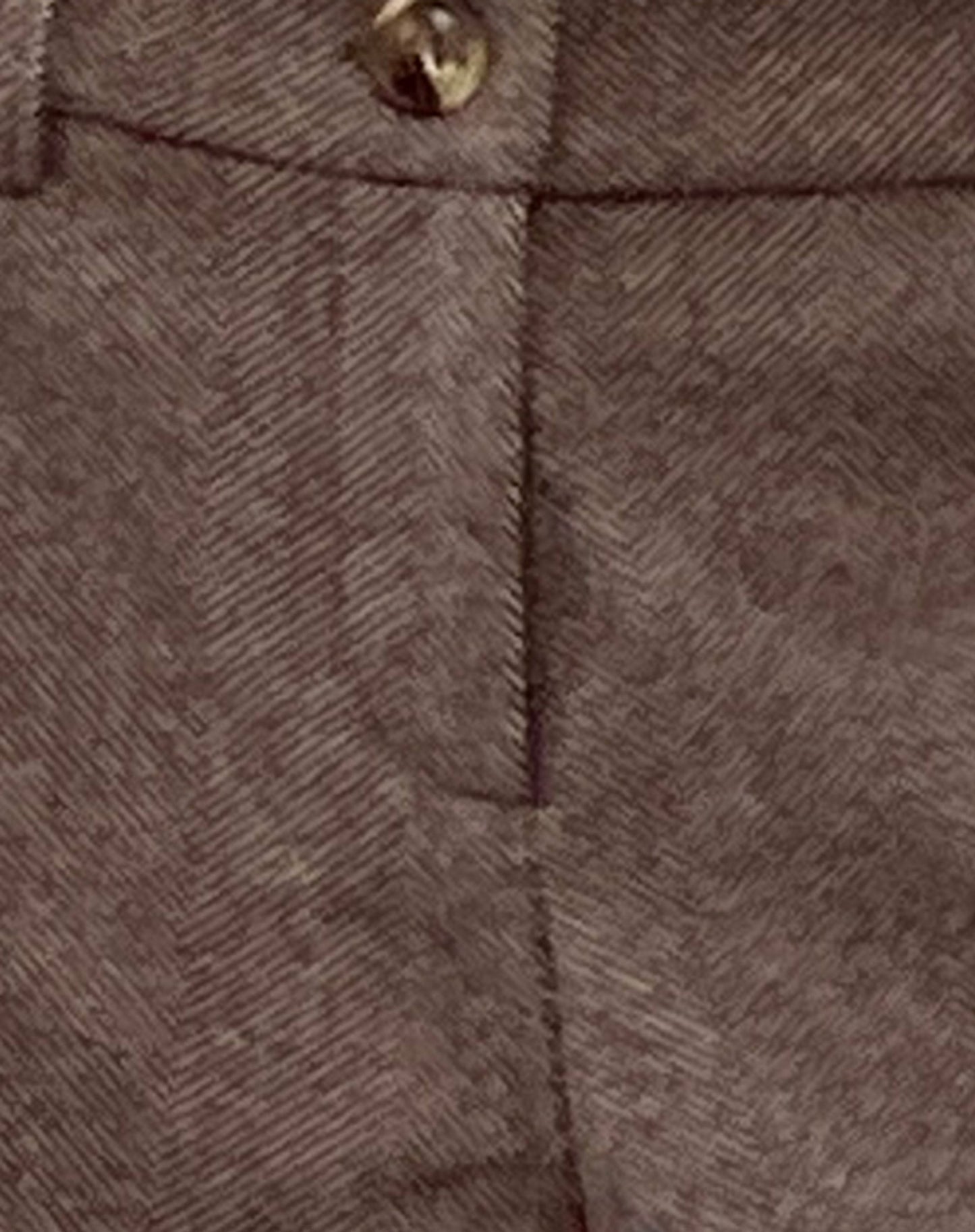 Helsa Low Rise Trouser in Dark Brown Tailoring