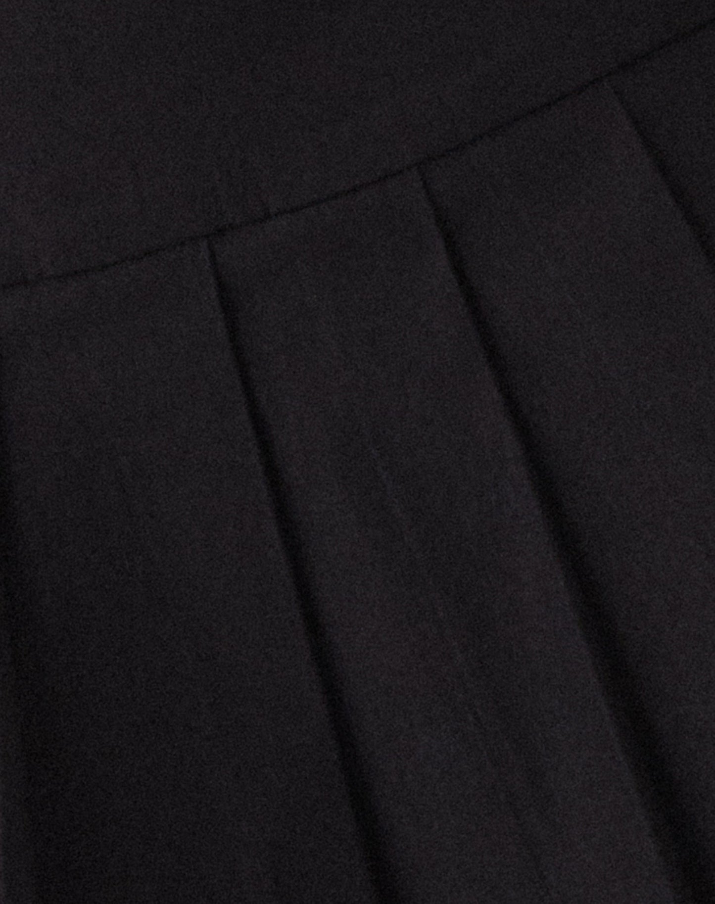 Casini Pleated Micro Skirt in Tailoring Black